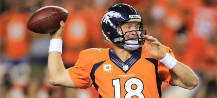 4. Peyton Manning MVP già in faretra, Denver Broncos caricatissimi dopo la de