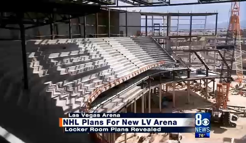 I lavori per la T-Mobile Arena di Las Vegas, casa degli Aces dal 2017